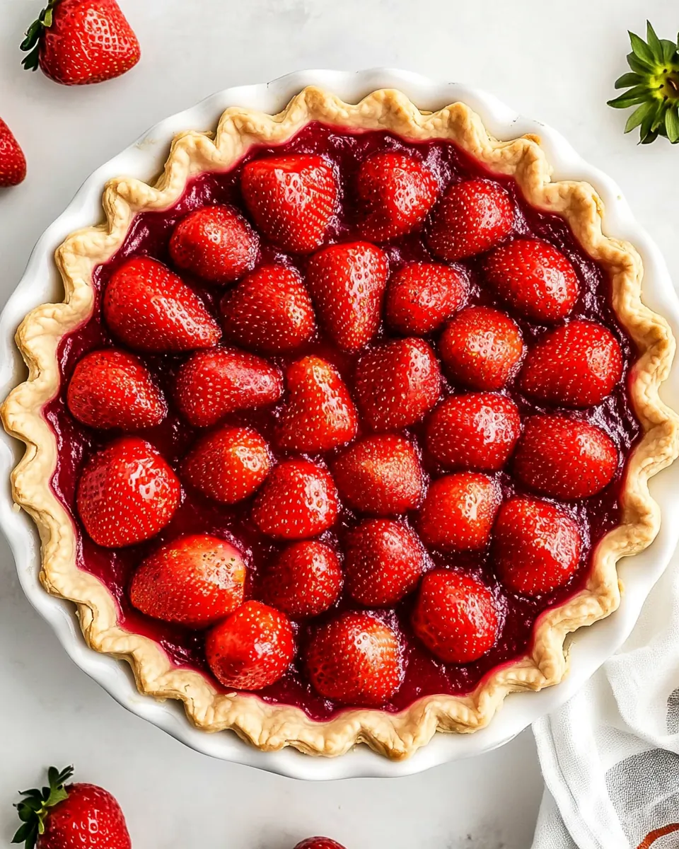 Easiest Fresh Strawberry Pie