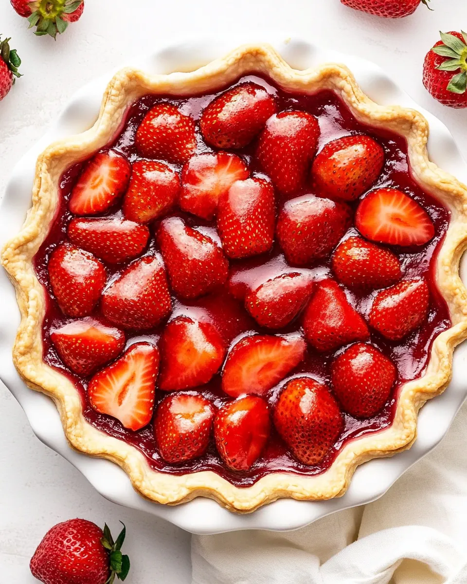 Easiest Fresh Strawberry Pie