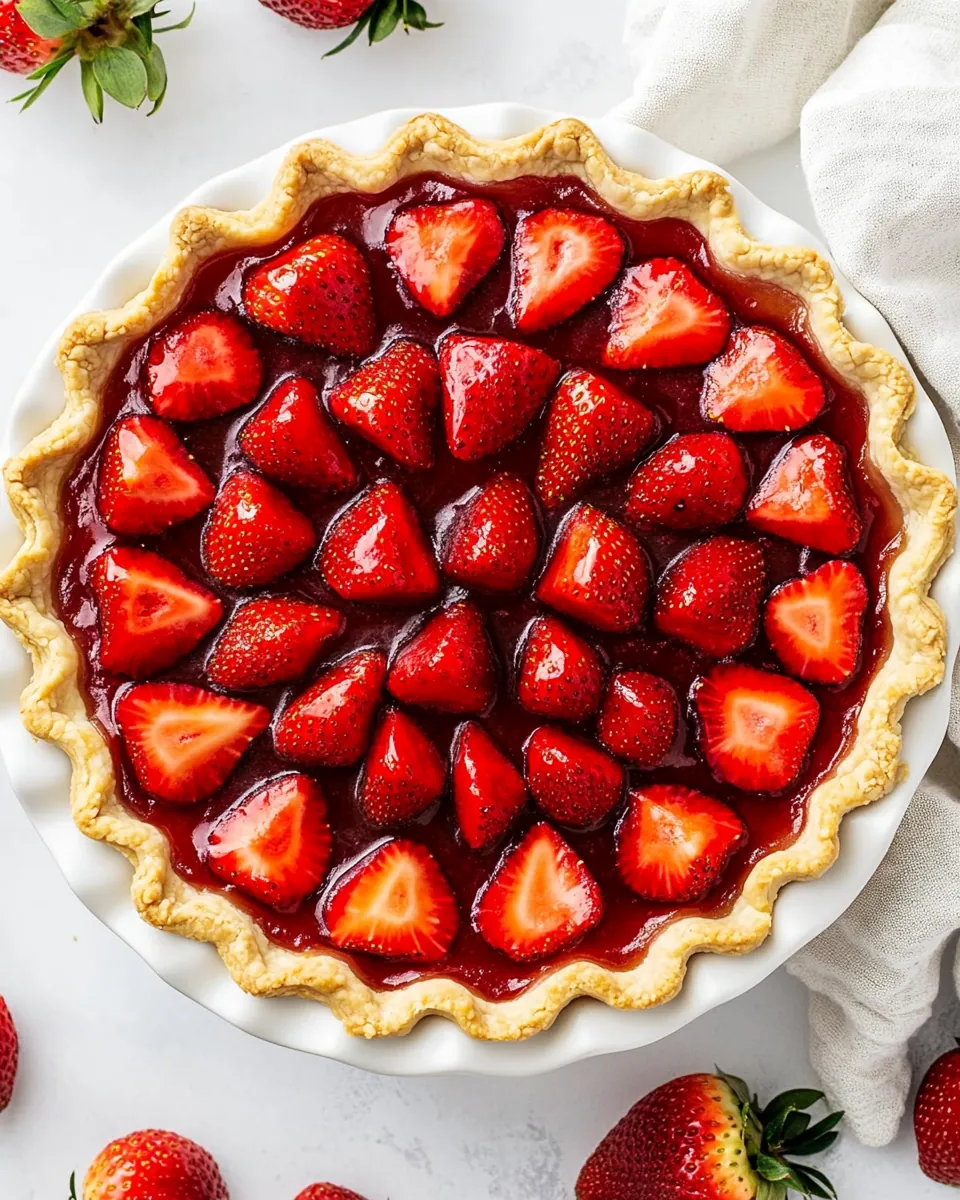 Easiest Fresh Strawberry Pie