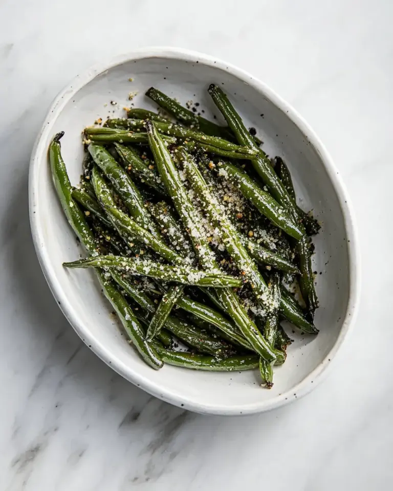 Air Fryer Roasted Green Beans