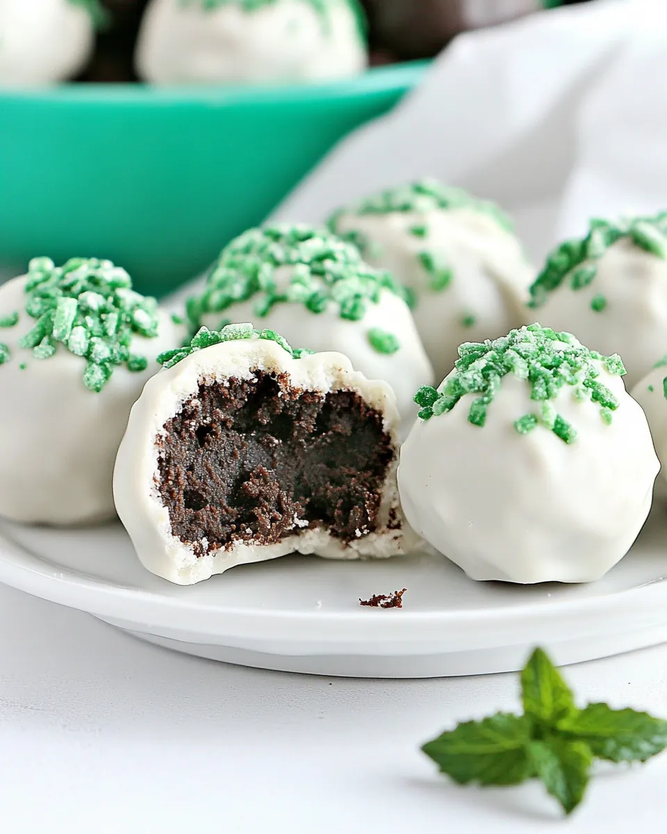 Thin Mint Truffles