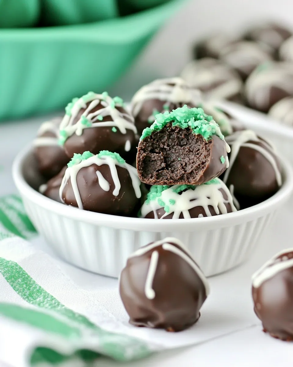 Thin Mint Truffles