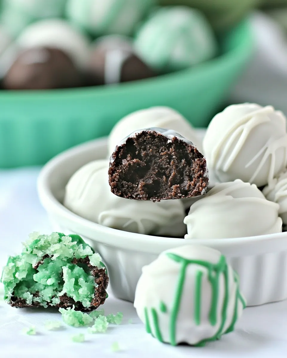 Thin Mint Truffles