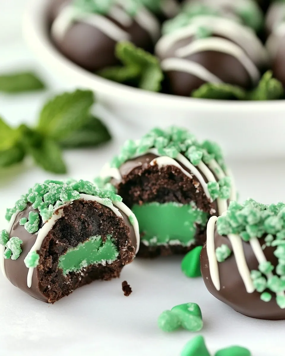 Thin Mint Truffles