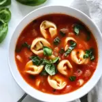 Tomato Basil Tortellini Soup