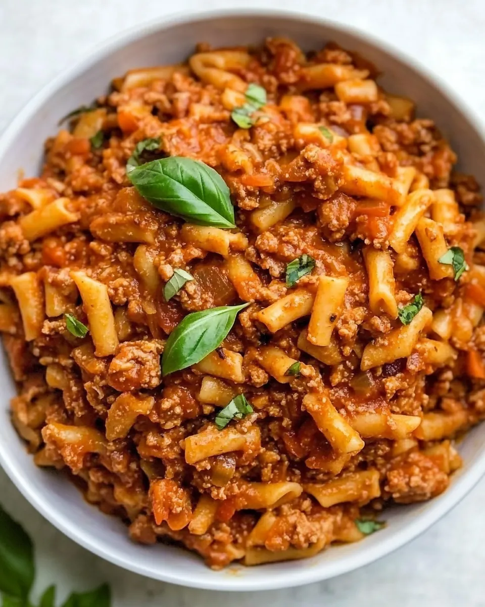 Turkey Basil Ragu
