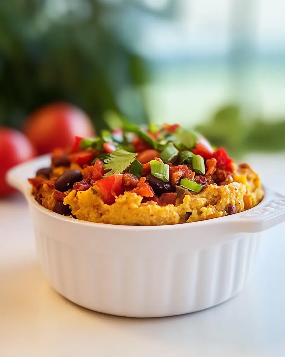 Two Bean Cornmeal Casserole