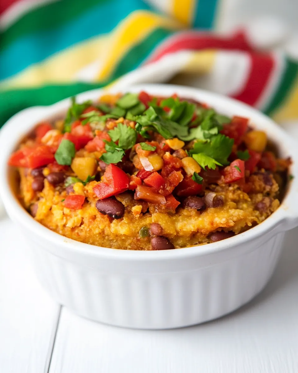 Two Bean Cornmeal Casserole