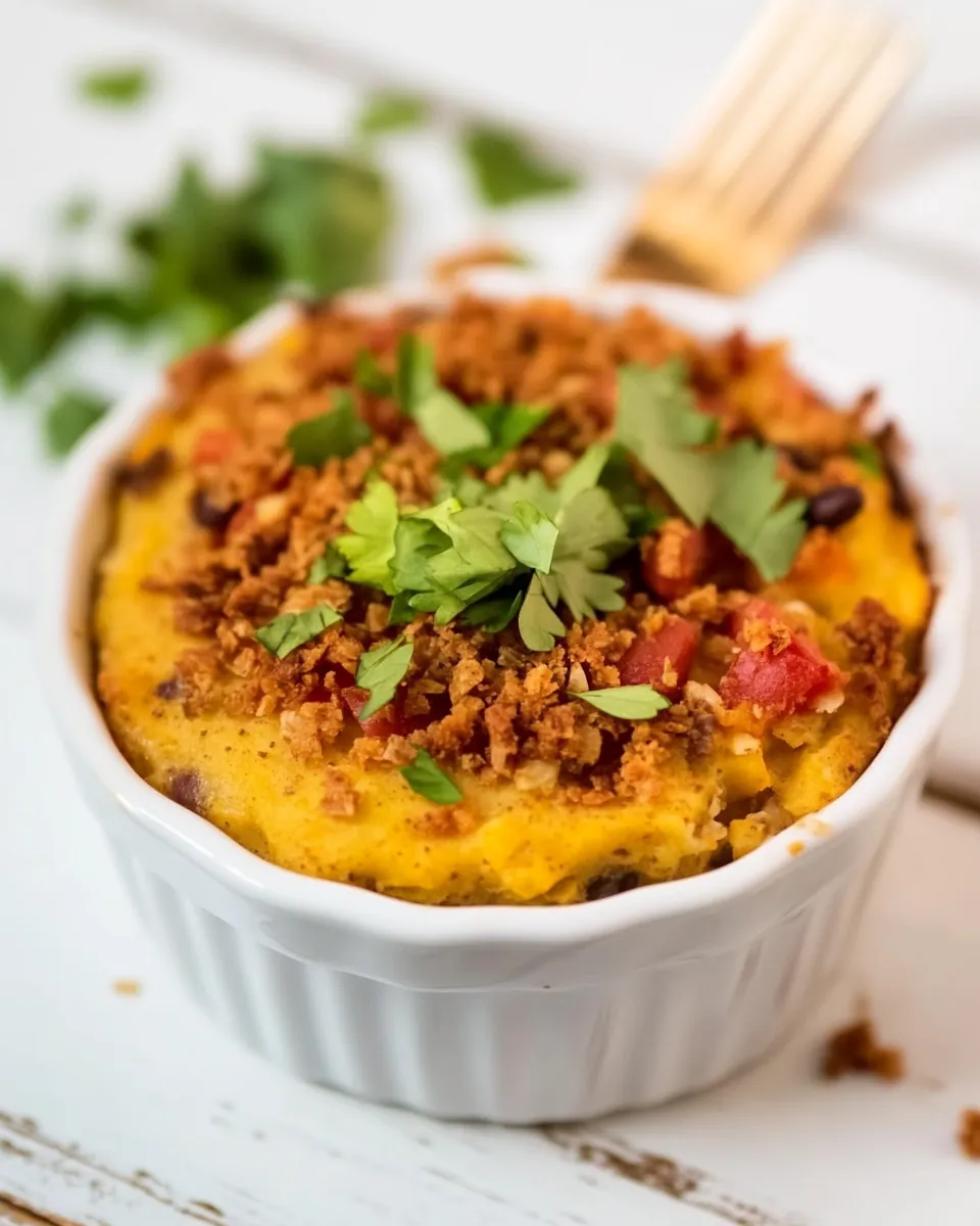 Two Bean Cornmeal Casserole