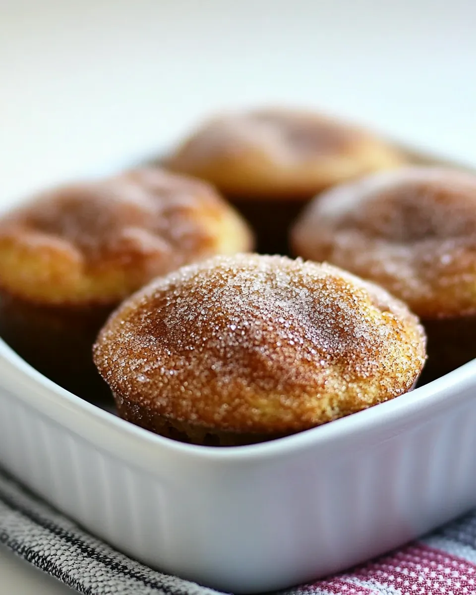 Cinnamon Sugar Doughnut Muffins