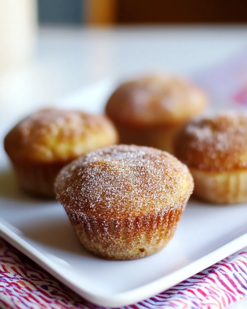 Cinnamon Sugar Doughnut Muffins