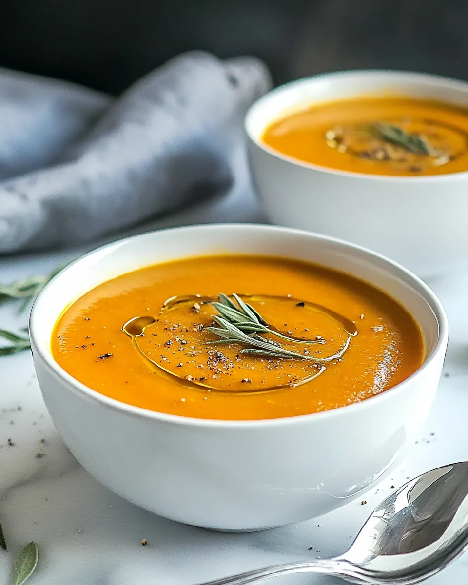 Vegan Creamy Pumpkin Tomato Soup