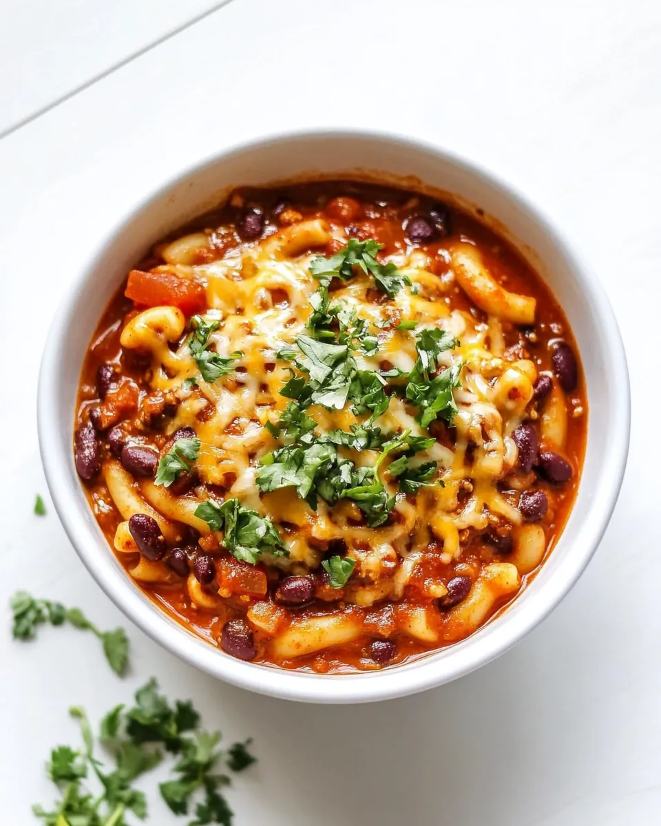 Vegetarian Chili Mac