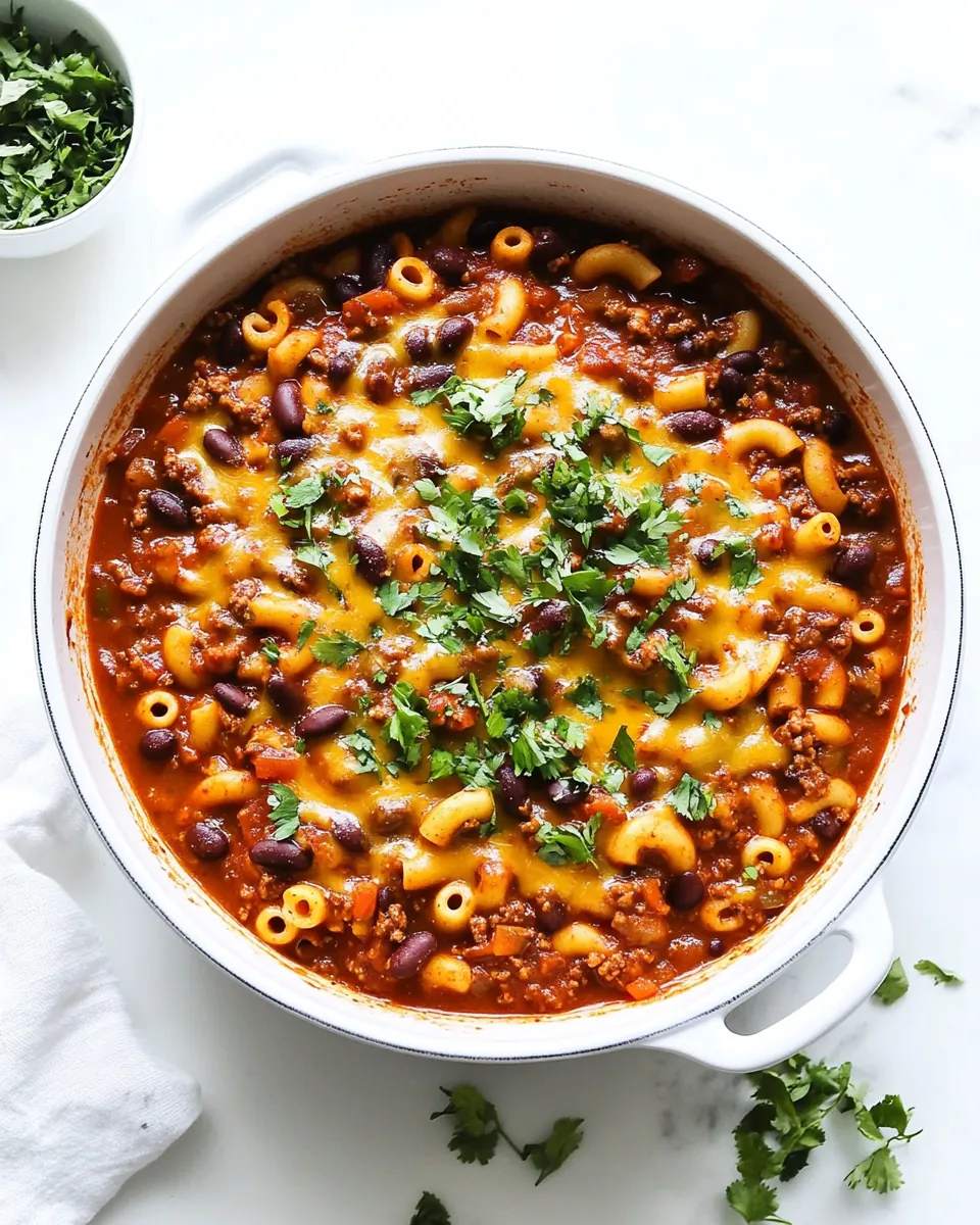 Vegetarian Chili Mac
