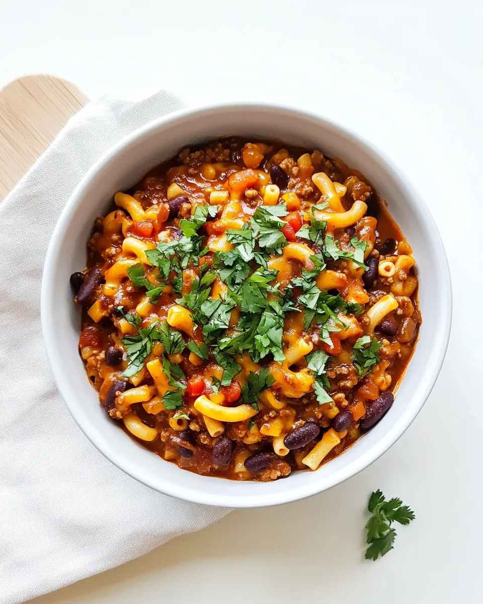 Vegetarian Chili Mac