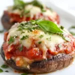 Veggie Lasagna Stuffed Portobello Mushrooms