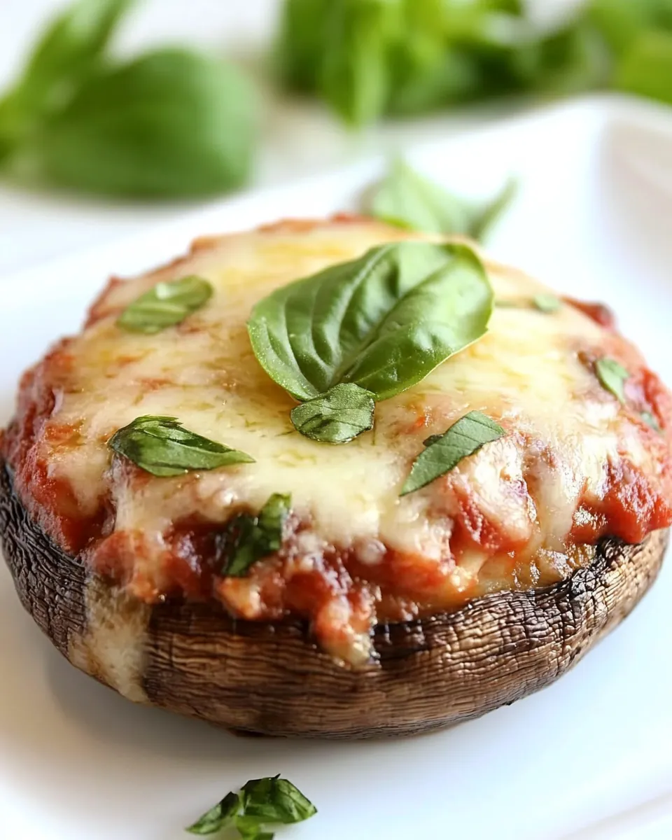 Veggie Lasagna Stuffed Portobello Mushrooms