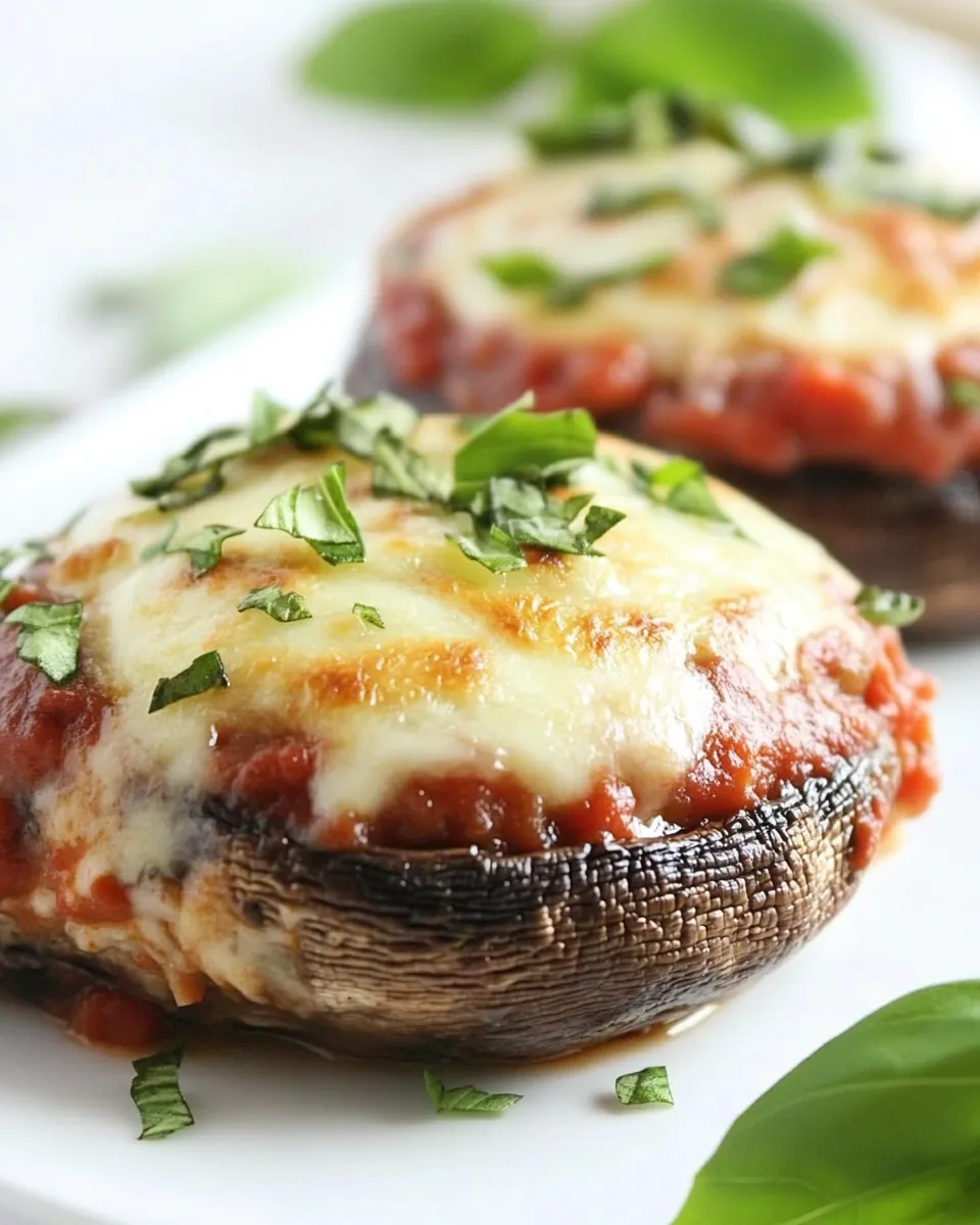 Veggie Lasagna Stuffed Portobello Mushrooms