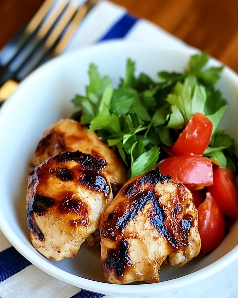 White BBQ Sauce Chicken
