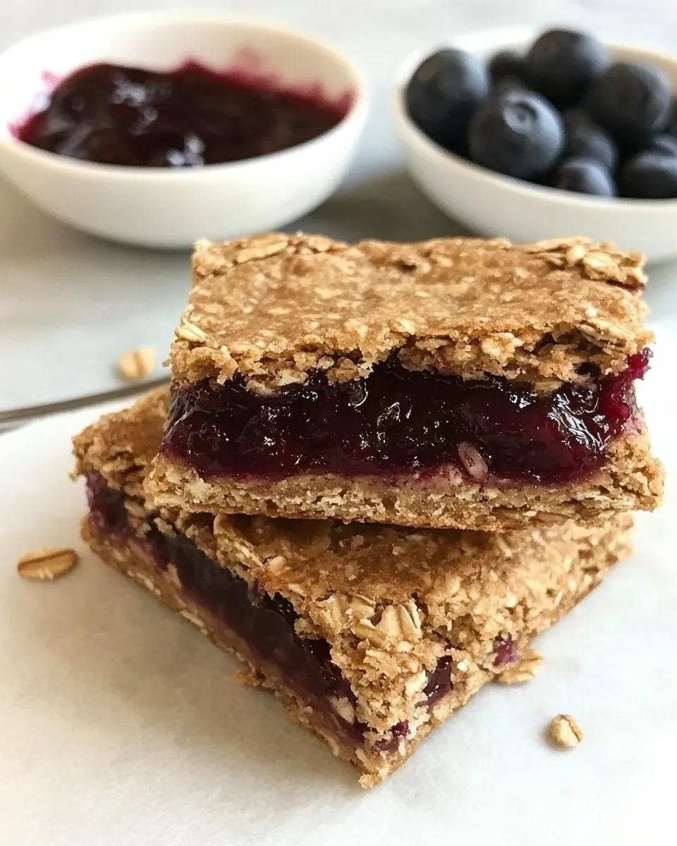 Whole Grain Jam Squares