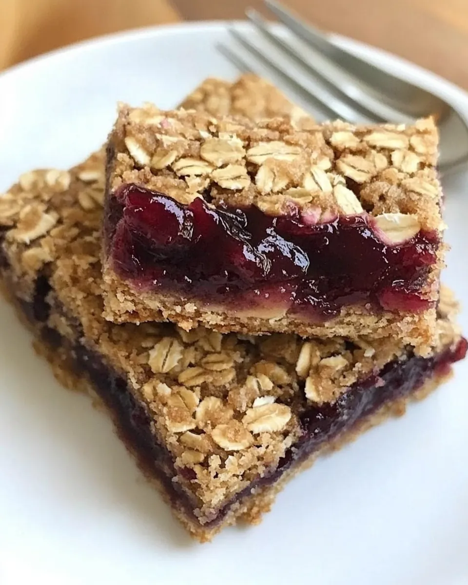 Whole Grain Jam Squares