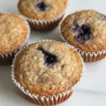 Whole Wheat Blueberry Muffins