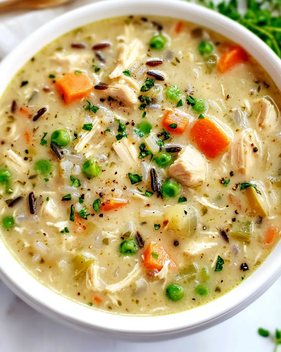 Wild Rice Chicken Soup