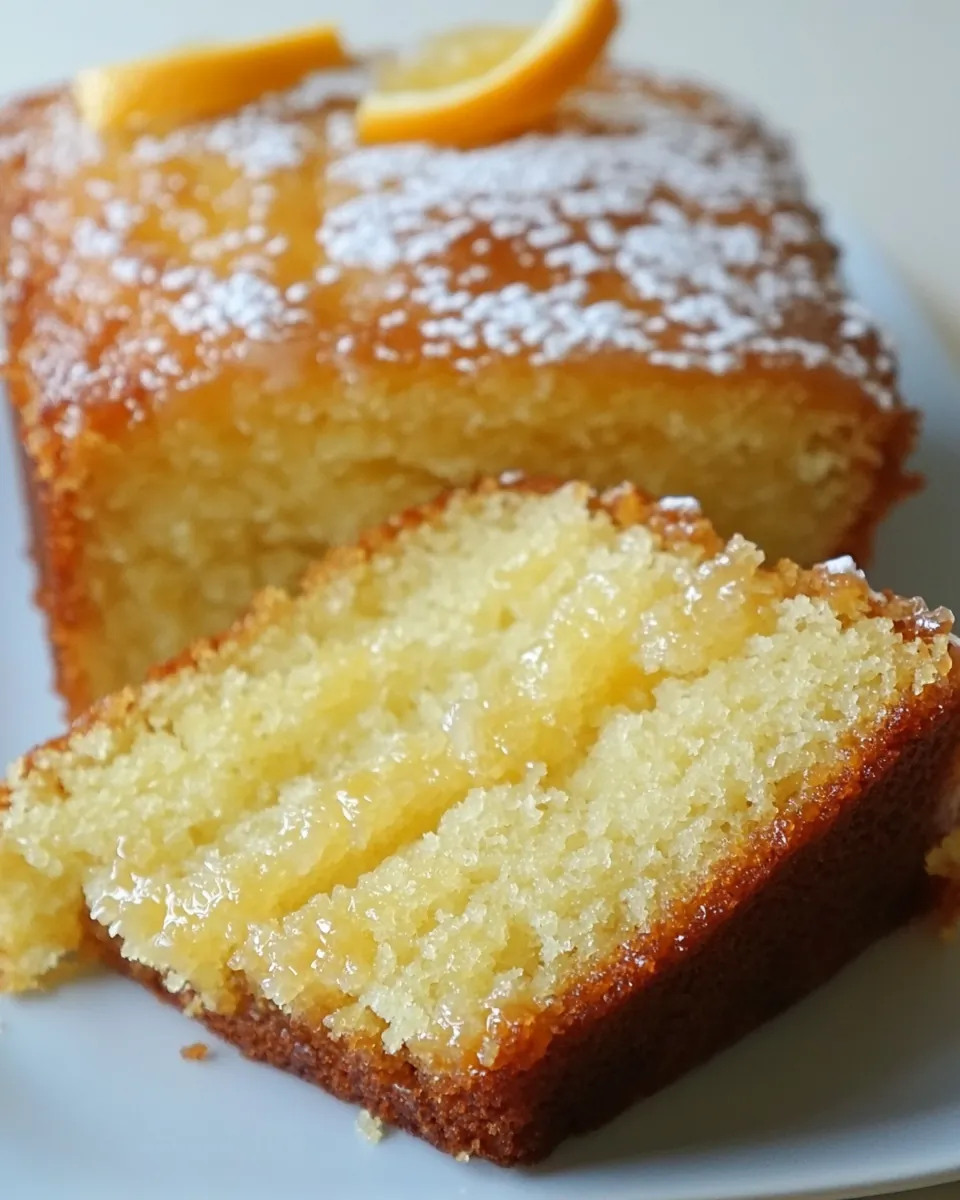 Zesty Orange Drizzle Cake