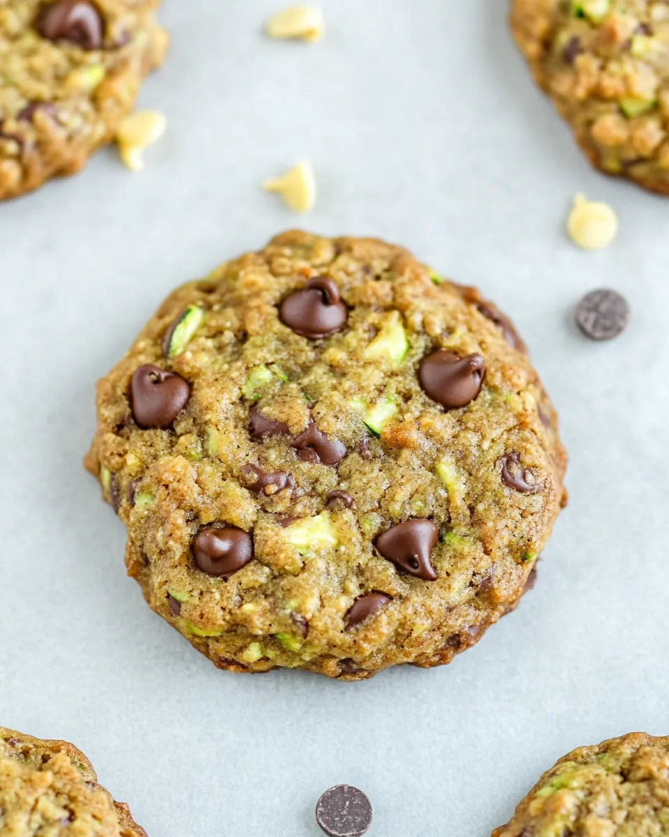 Zucchini Chocolate Chip Cookies